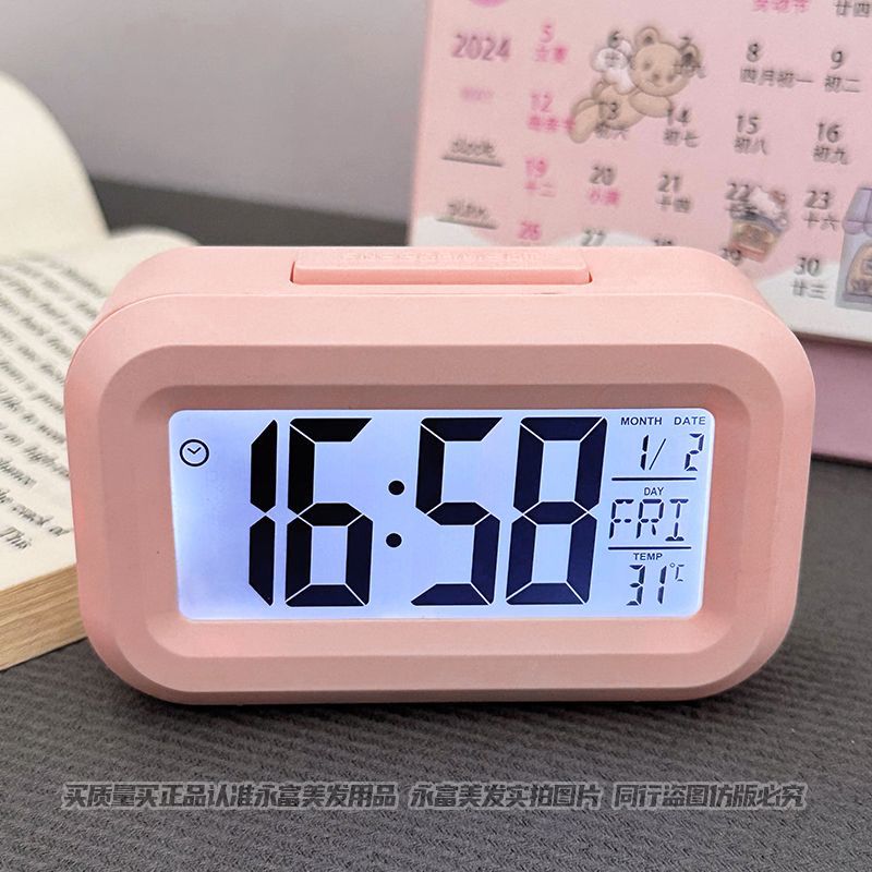 LED Digital Alarm Clock, with temperature, date & time display