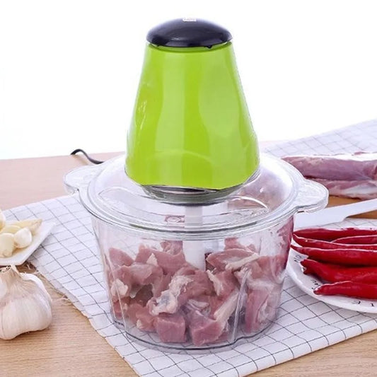 Electric Green meat mincer / shredder