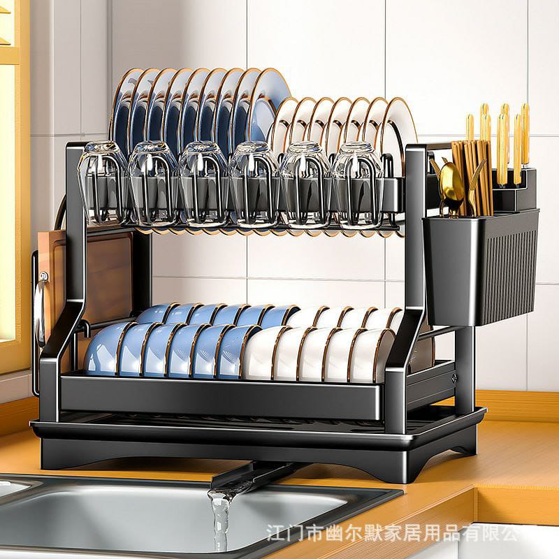 L-design classy dish rack