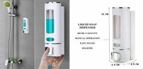 Wall mount soap dispenser