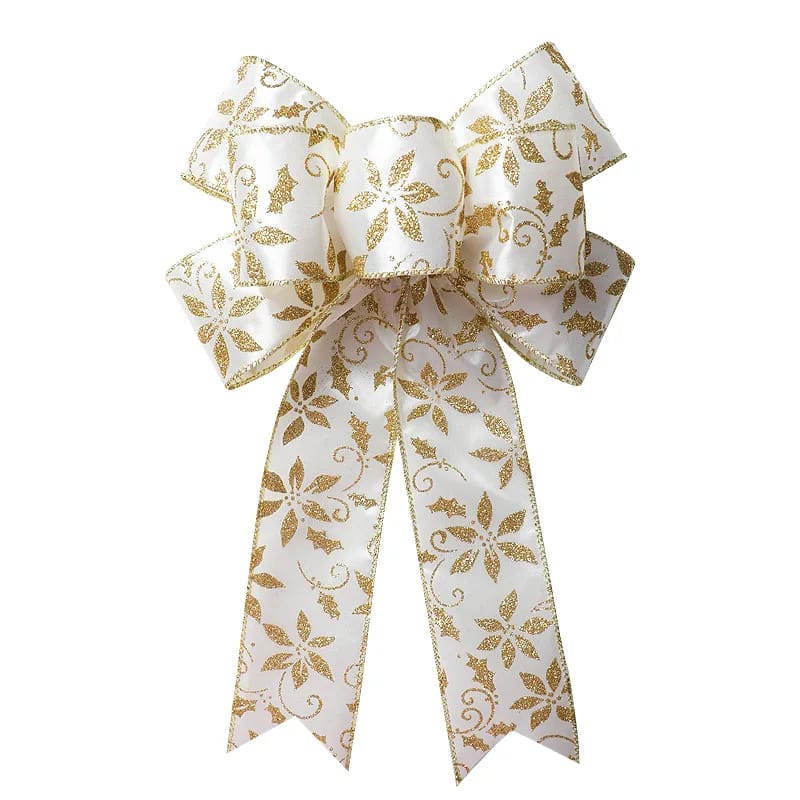 xmas ribbons bowknot decor