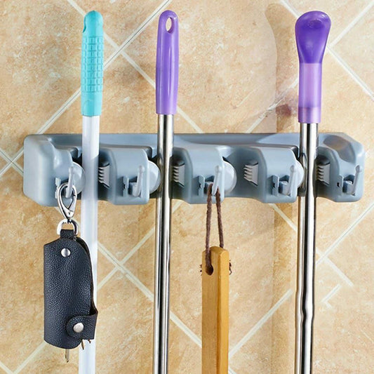 4 slot mop holder