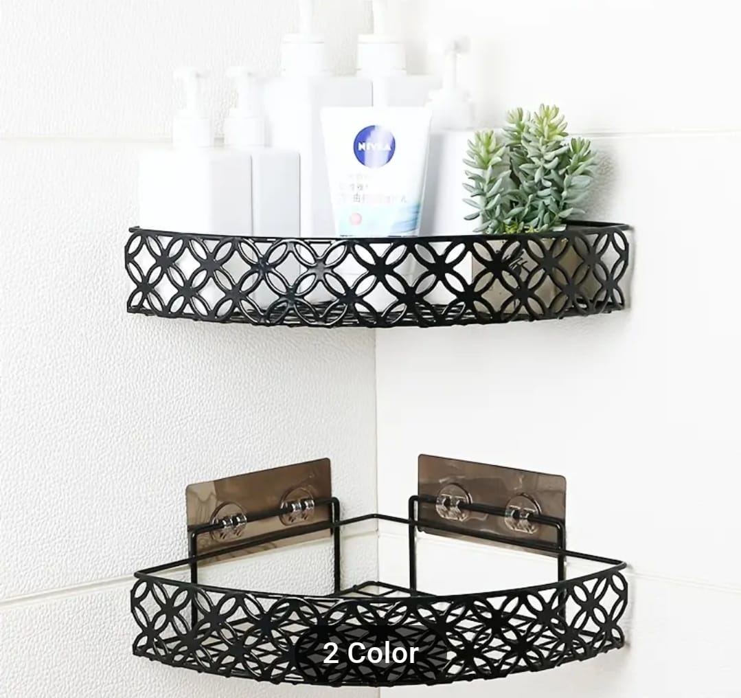 Heavy corner bathroom shelf