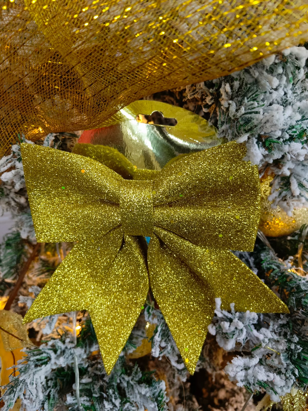 Christmas Glitter Ribbon Bows