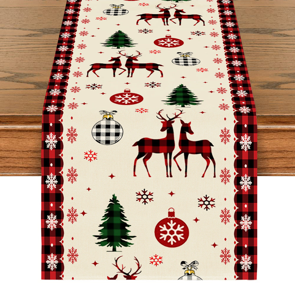 Christmas Table Runner Xmas Linen