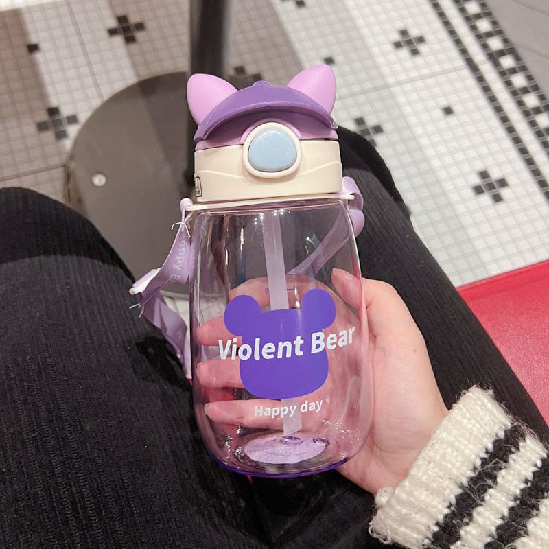 Violent bear kids water bottle