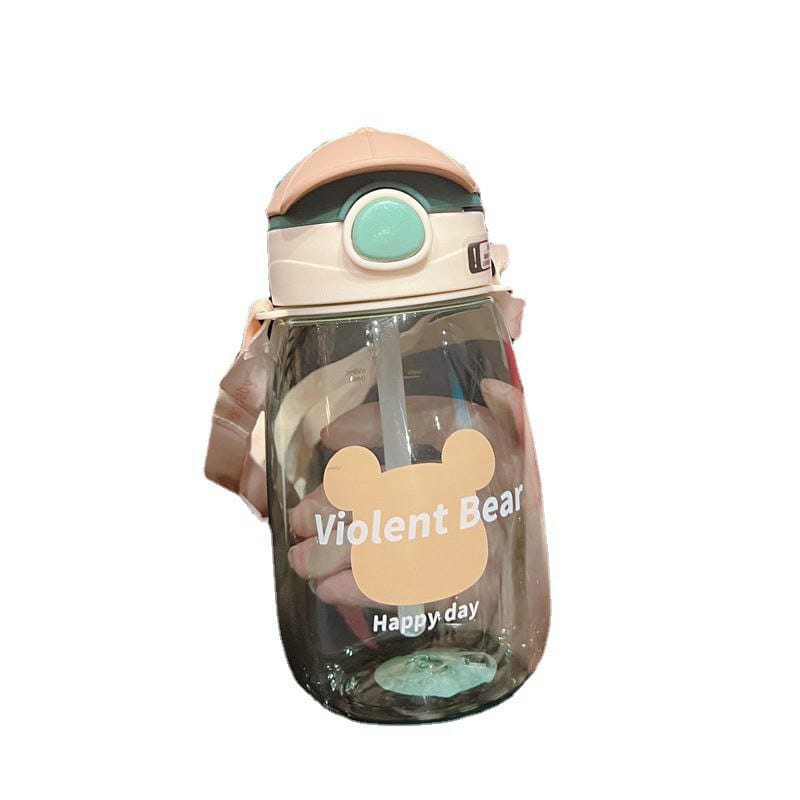 Violent bear kids water bottle