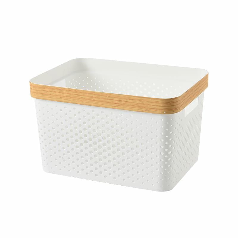 Multipurpose Storage Basket Organizer Box  with goldish lining