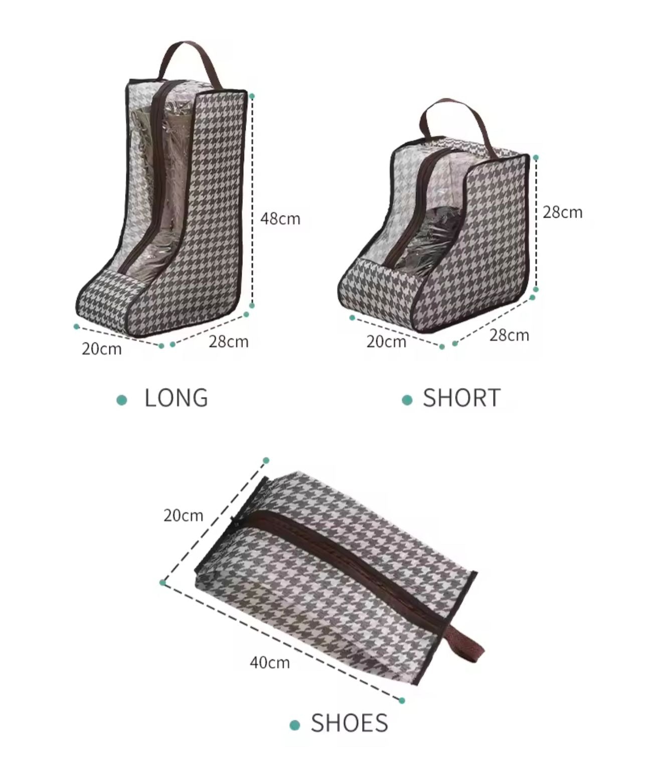 4pcs Boot / Shoes Storage Bag Set