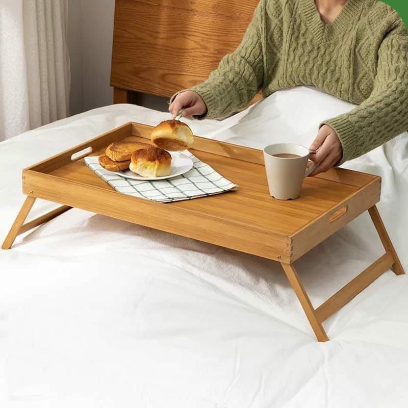 bamboo bedside / breakfast  tray