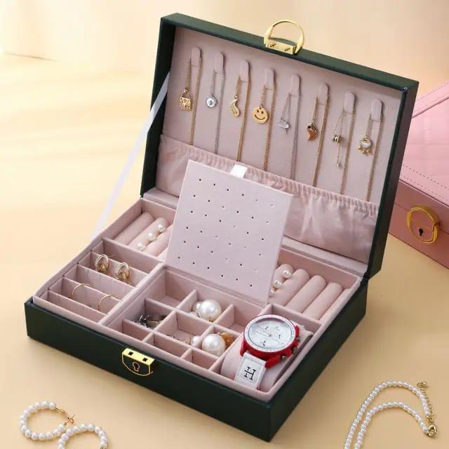 Exquisite Large Capacity Travel Jewelry Bag / Jewelry Organizer