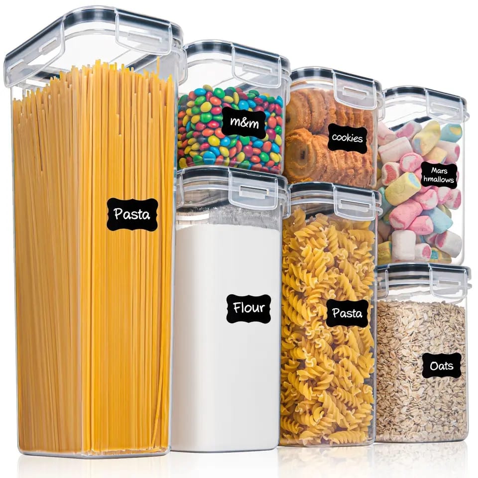 7pcs Food/Pantry Storage Containers