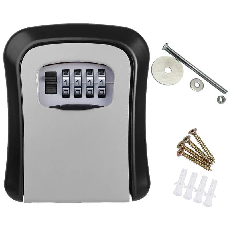 Wall mounted key safe light