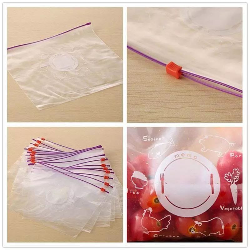 Ziplock 2kg with purple zipper