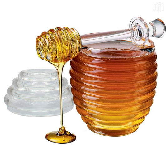 Acrylic honey dispenser