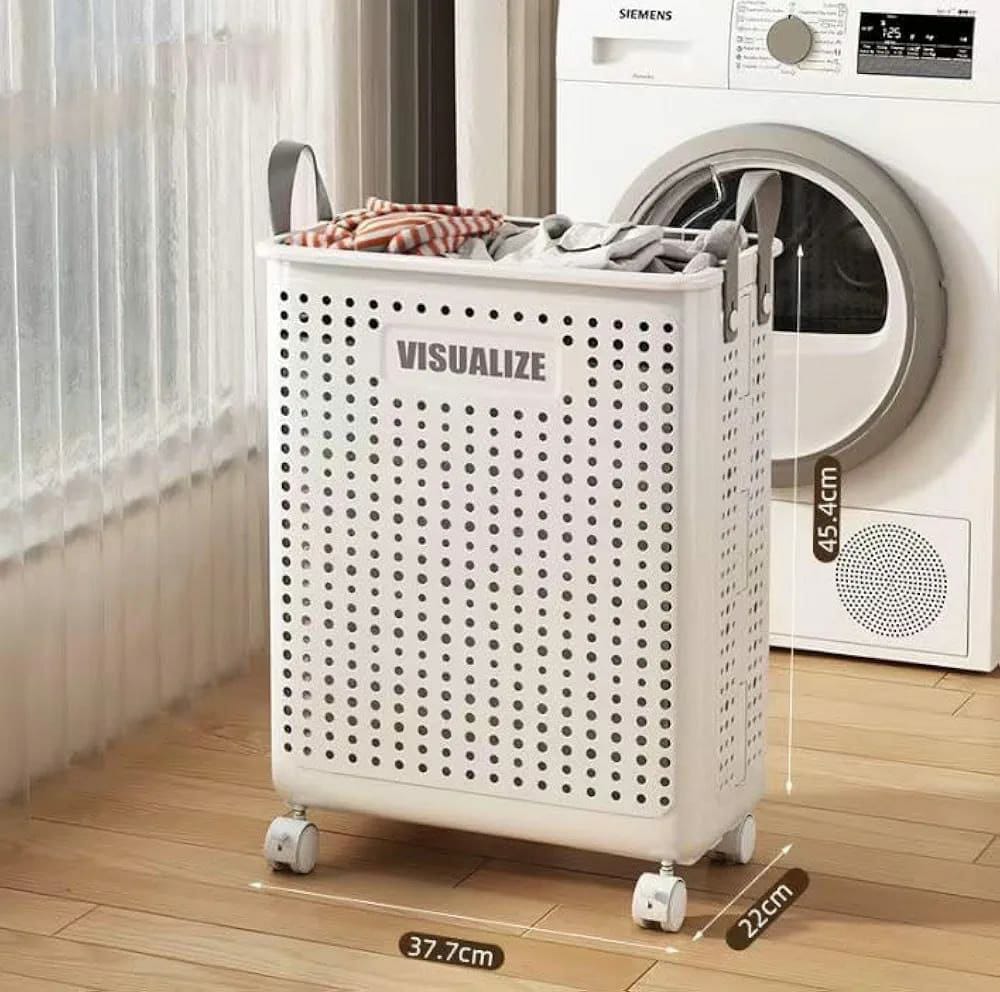 Foldable hamper laundry basket