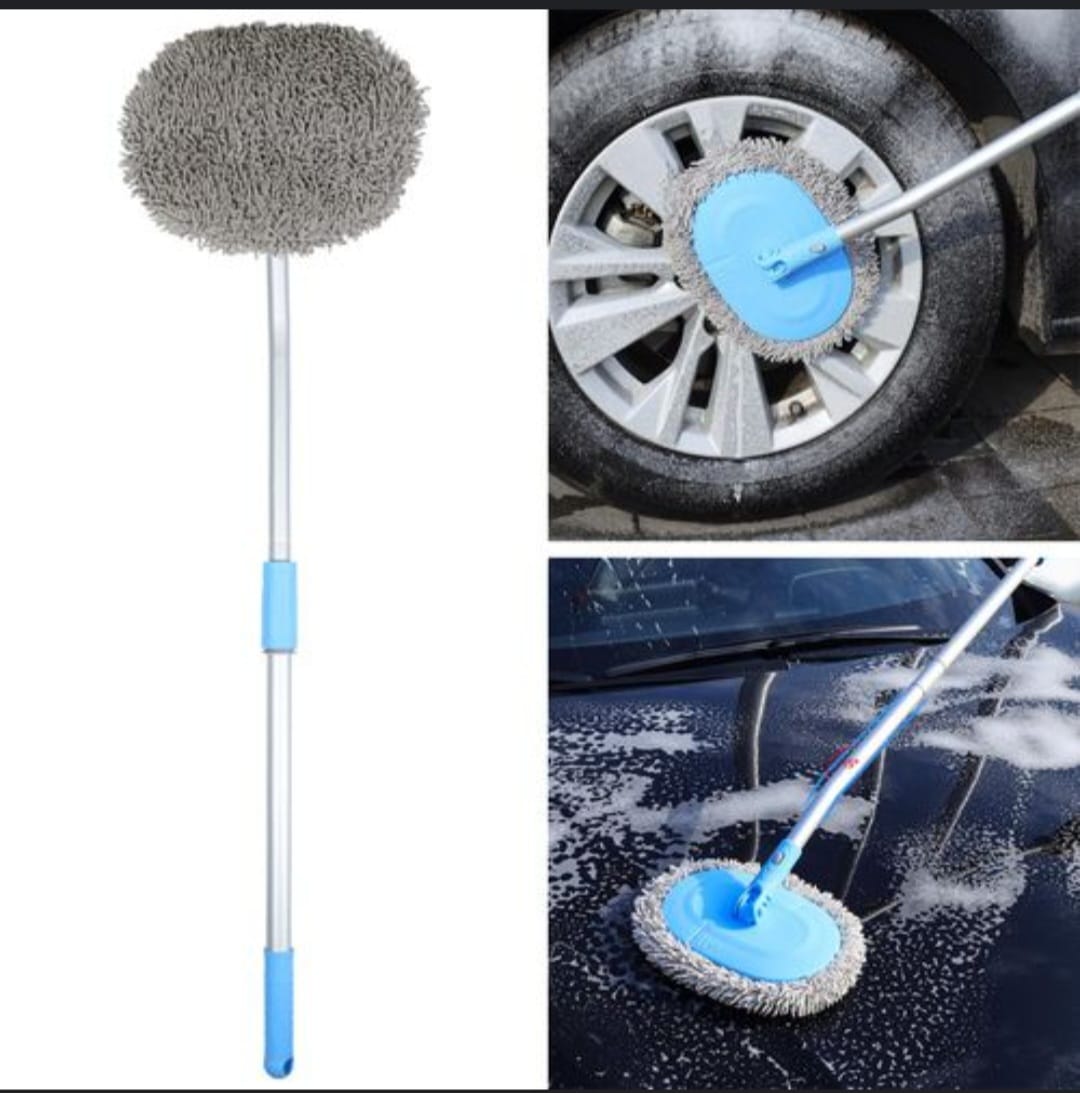 Long handle wall cleaning mop oval