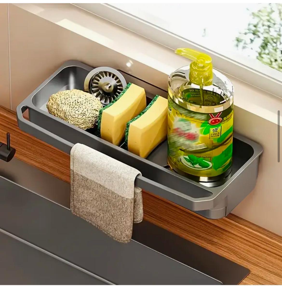 Wall-Mounted Sink Caddy Organizer