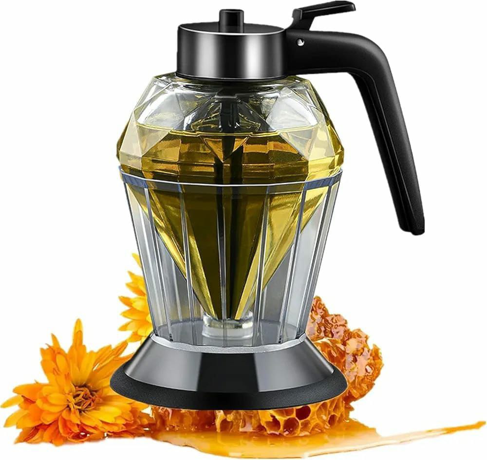 Diamond texture honey / oil dispenser