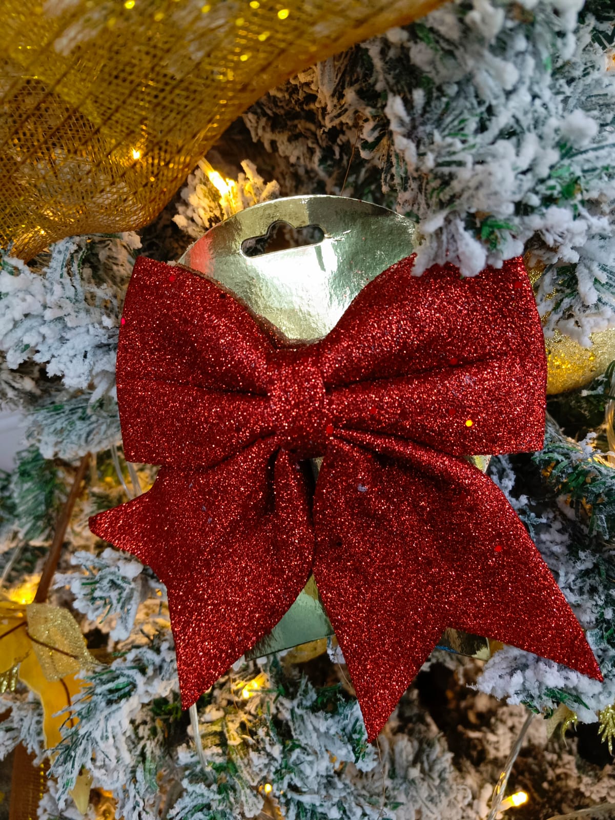 Christmas Glitter Ribbon Bows