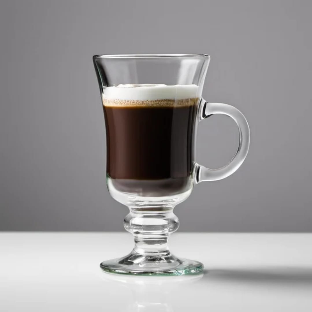 4 pc coffee glass set