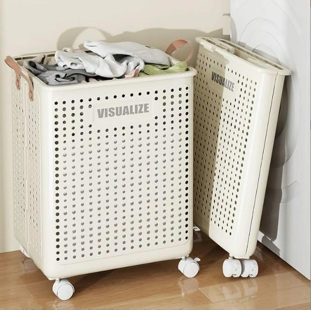 Foldable hamper laundry basket