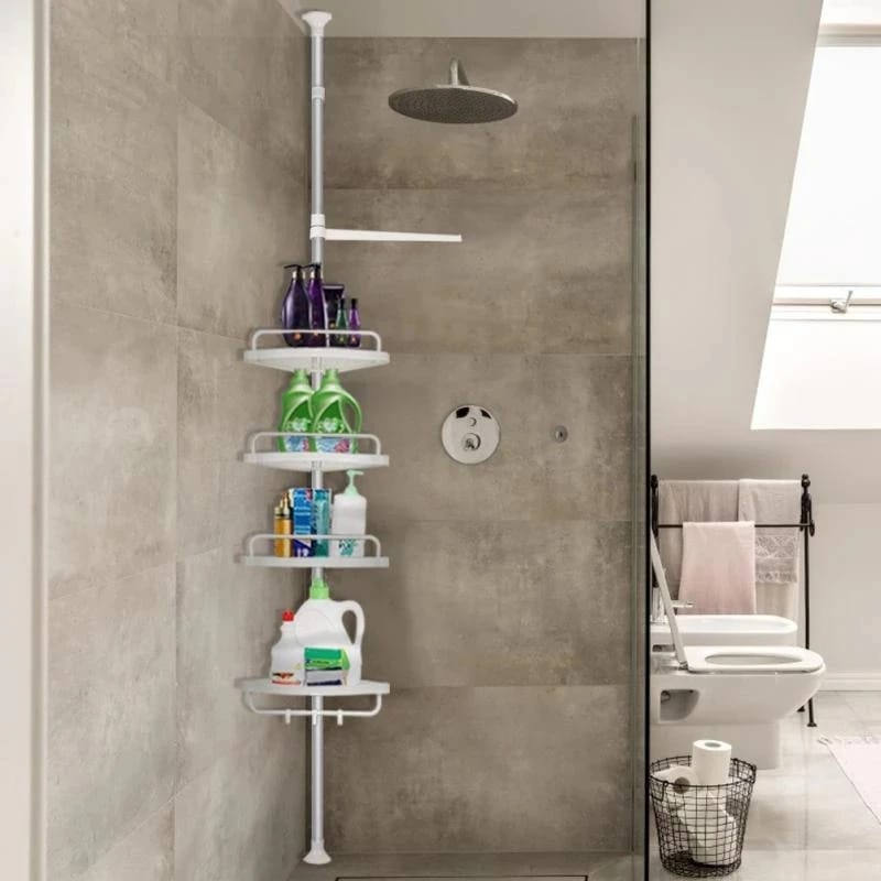 Telescopic bathroom organiser 260cm