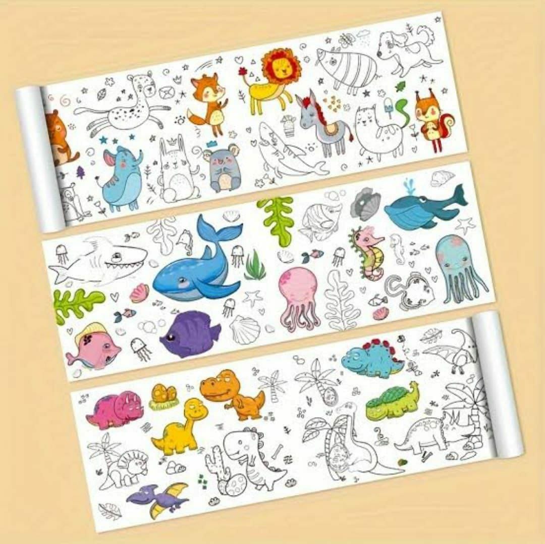 Kid's  Drawing Roll Coloring Paper