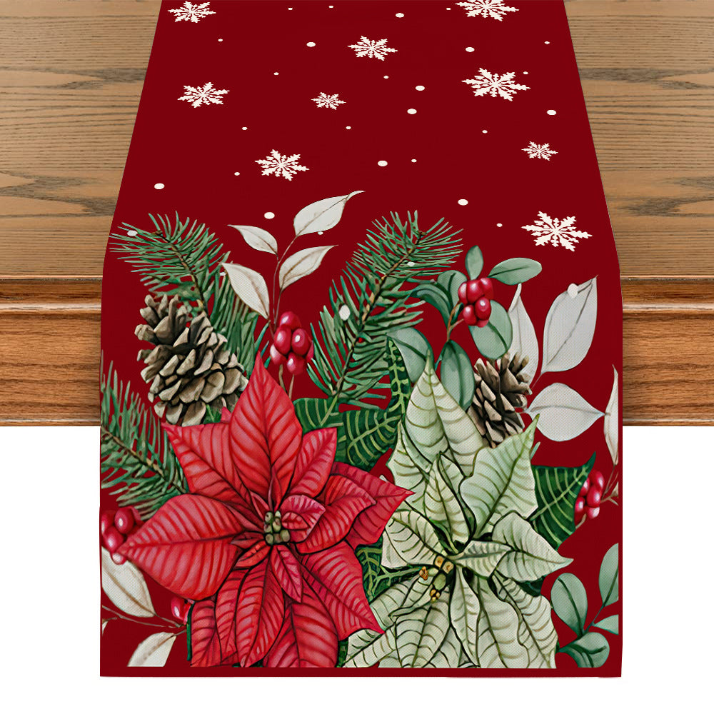 Christmas Table Runner Xmas Linen