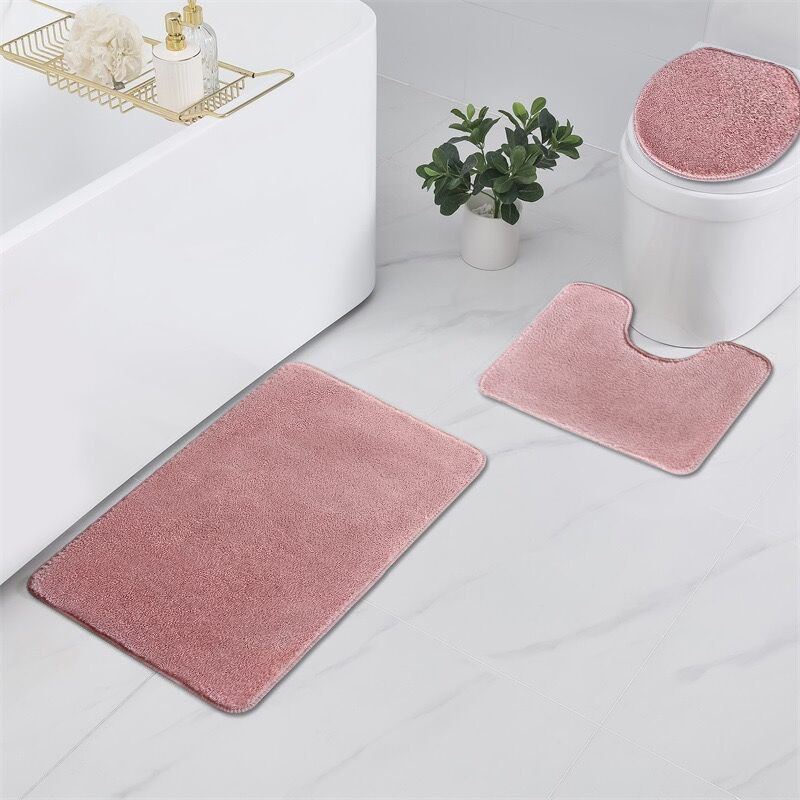 Super absorbent 3 pcs Bathroom/Toilet mats