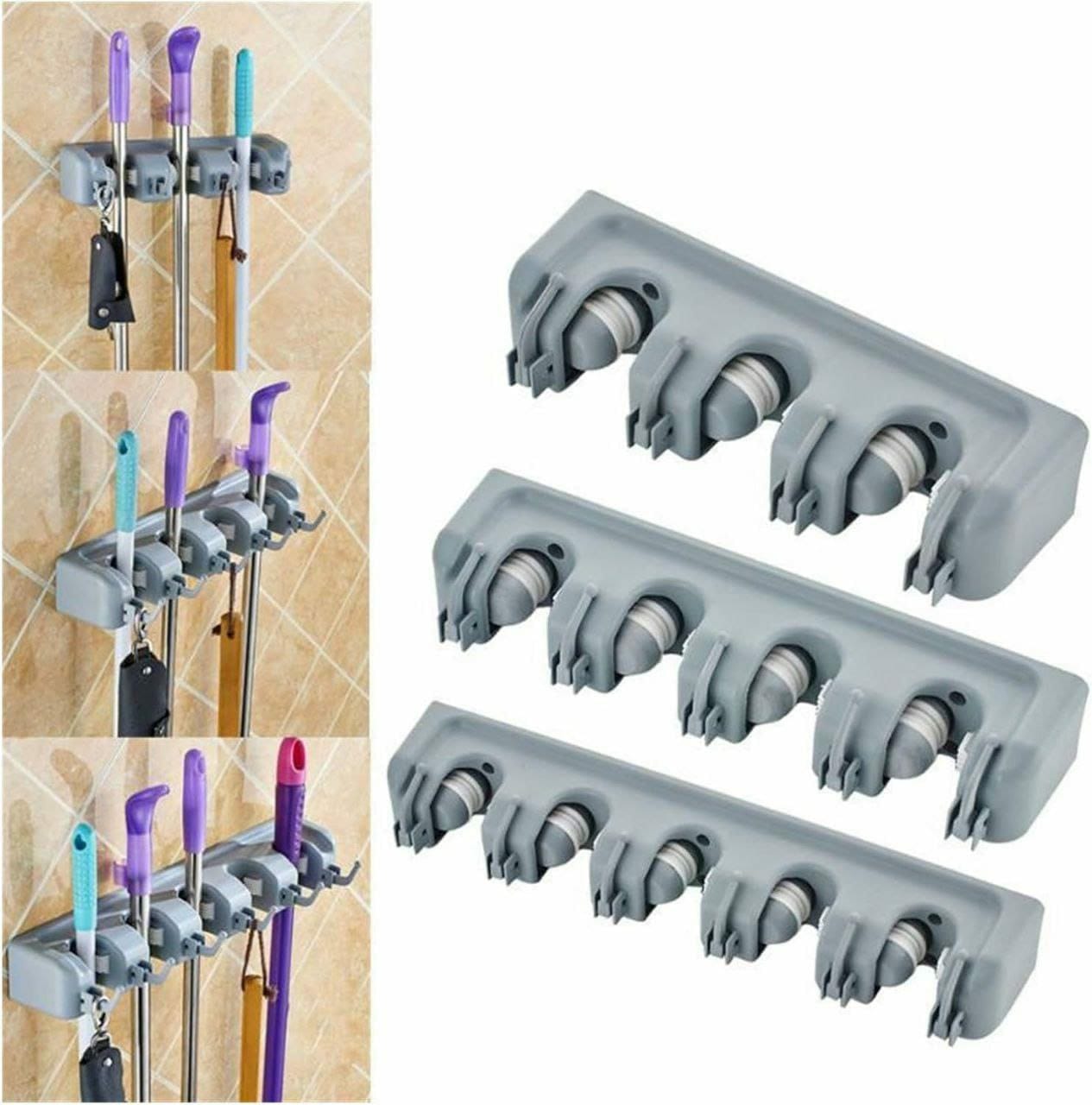 4 slot mop holder