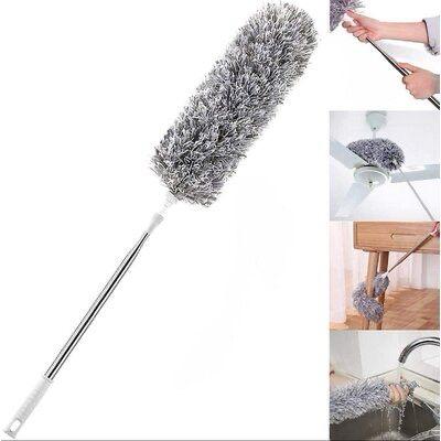 Microfiber Duster Extra Long Telescopic Pole Scratch-Resistant Cover