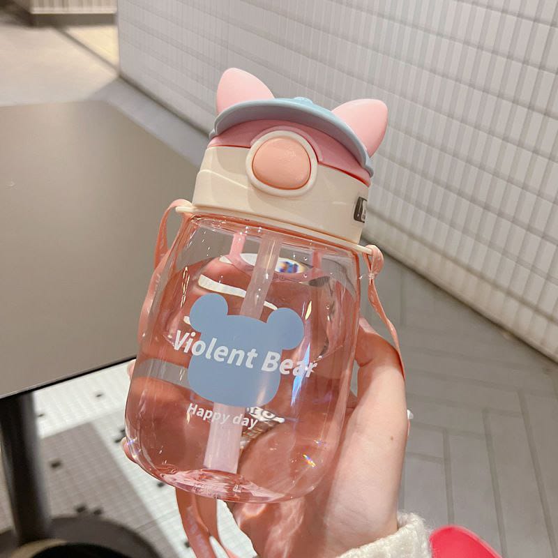 Violent bear kids water bottle