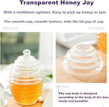 Acrylic honey dispenser