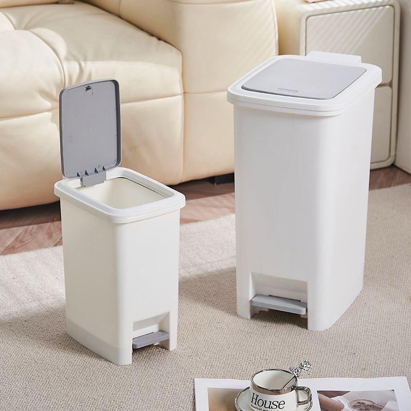 Pedal Dustbin with dual opening by foot press or hand press