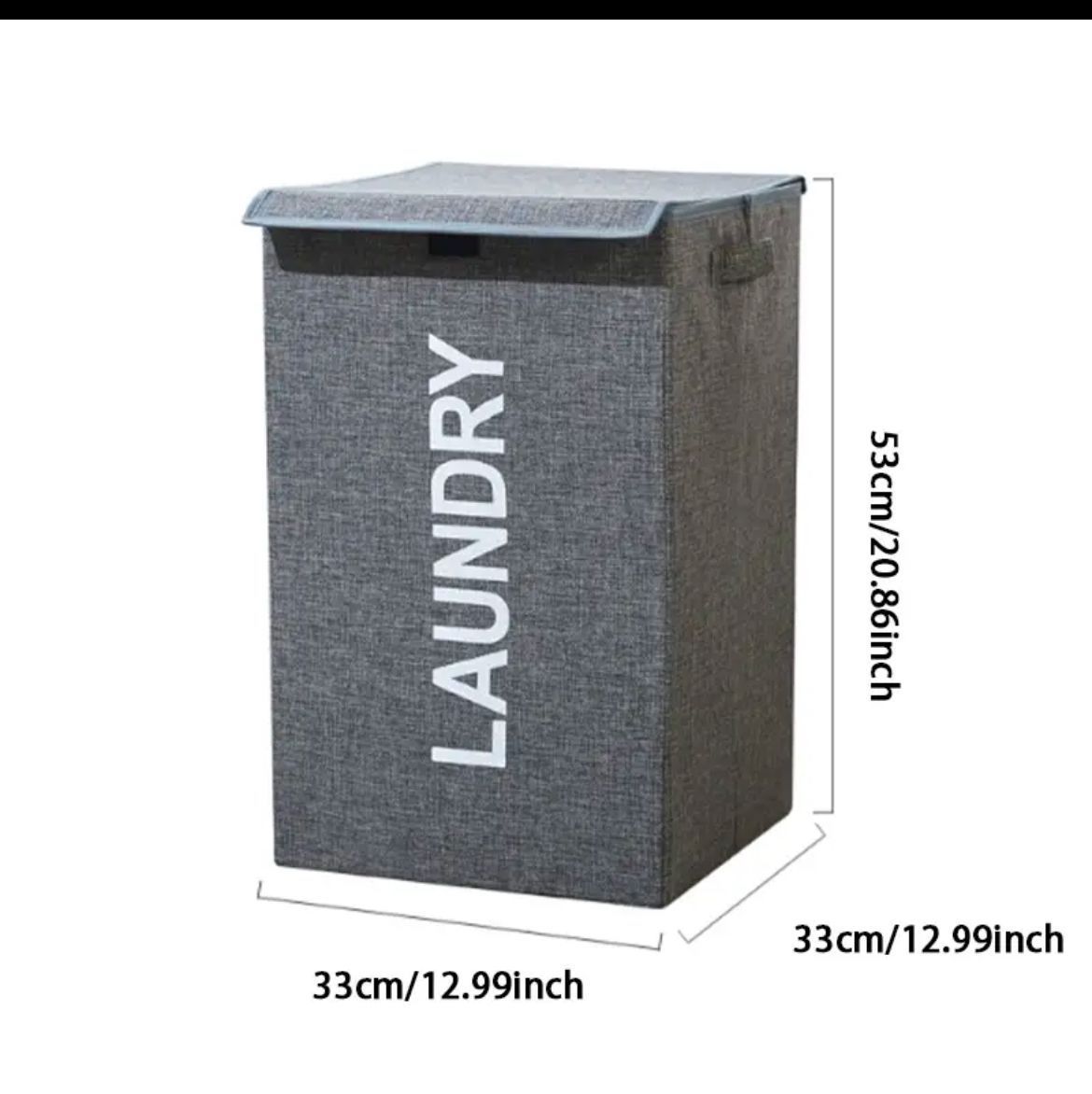 Large Capacity Foldable Laundry Hamper with Handles