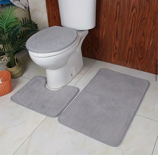 Super absorbent 3 pcs Bathroom/Toilet mats