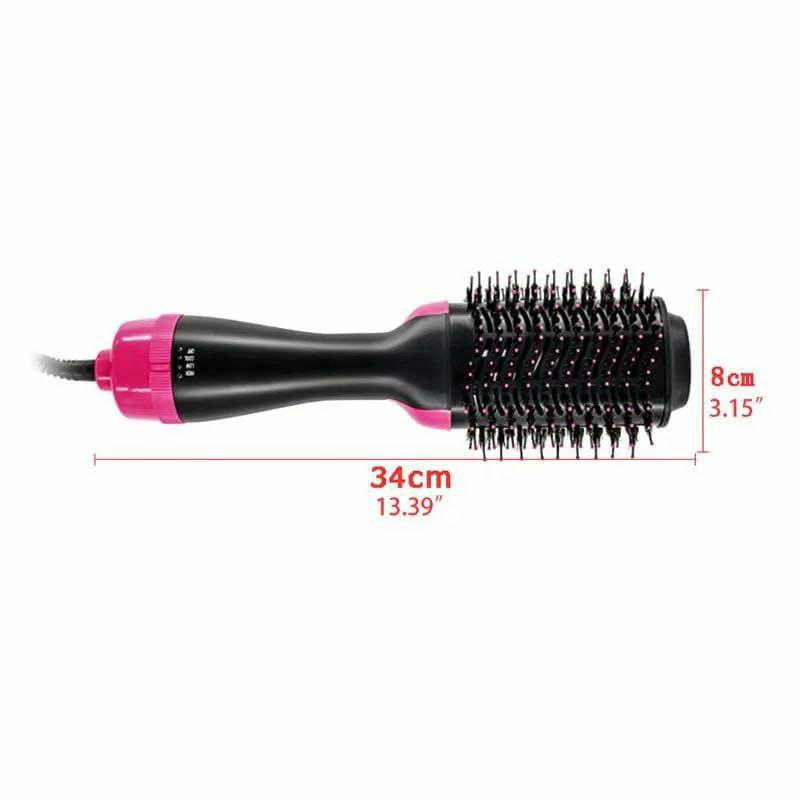 Electric hair straightener brush / dryer