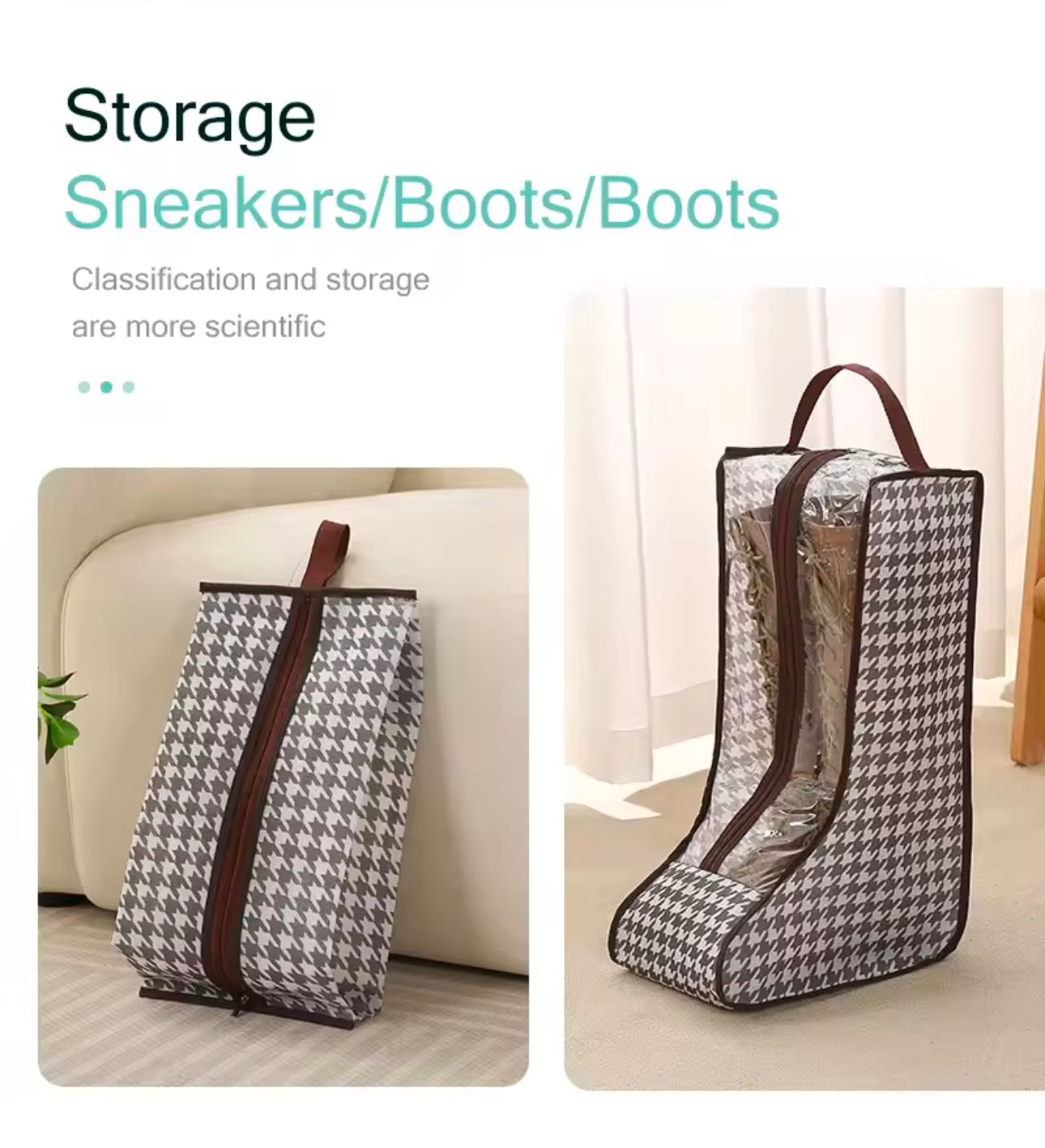 4pcs Boot / Shoes Storage Bag Set