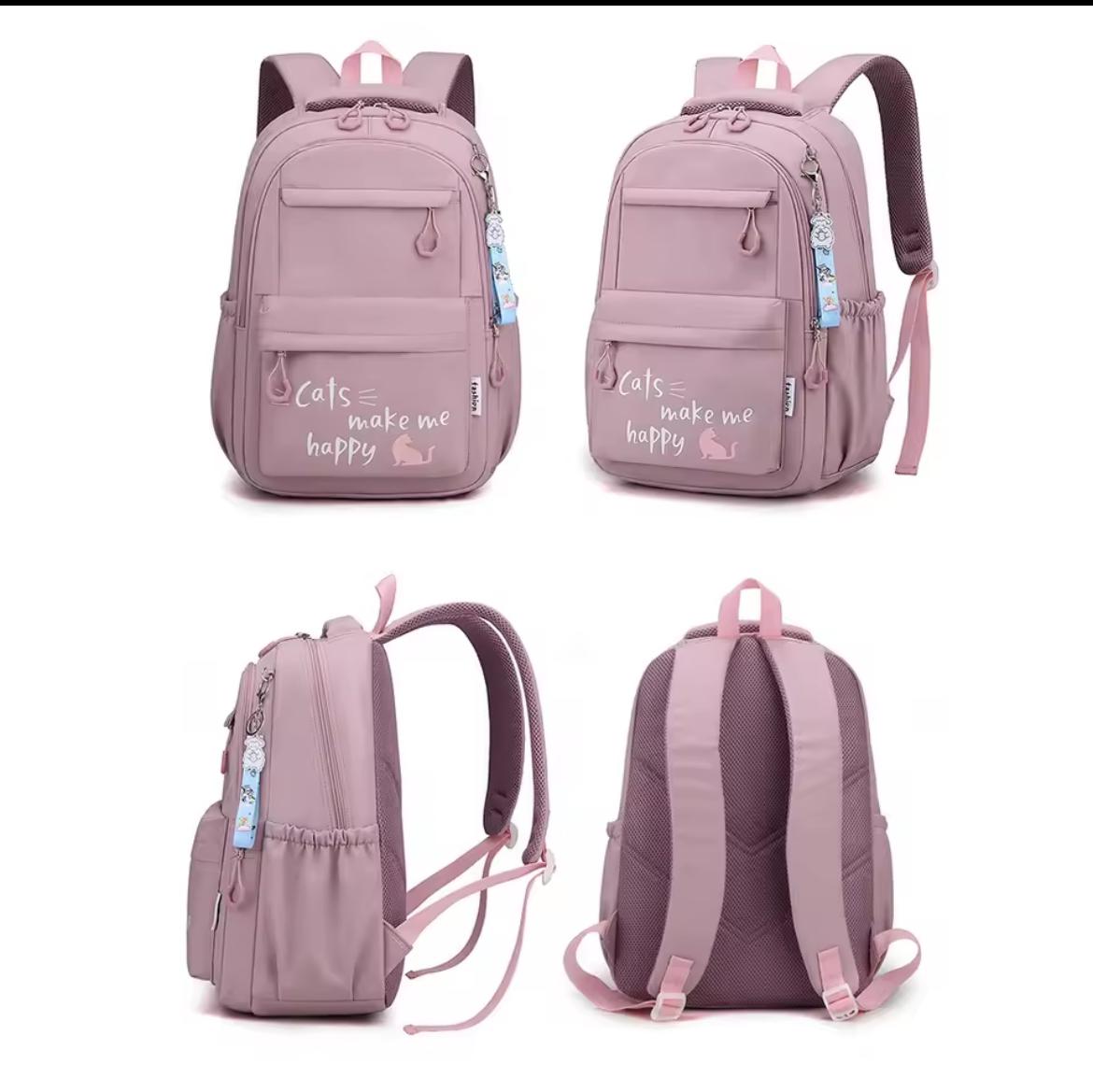 Cute Girls Backpack. Large capacity school bag.