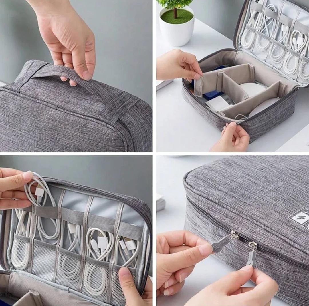 Large Capacity Storage Bag / Cable Organizer & Electronics Organizer