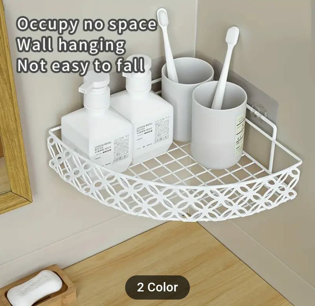 Heavy corner bathroom shelf