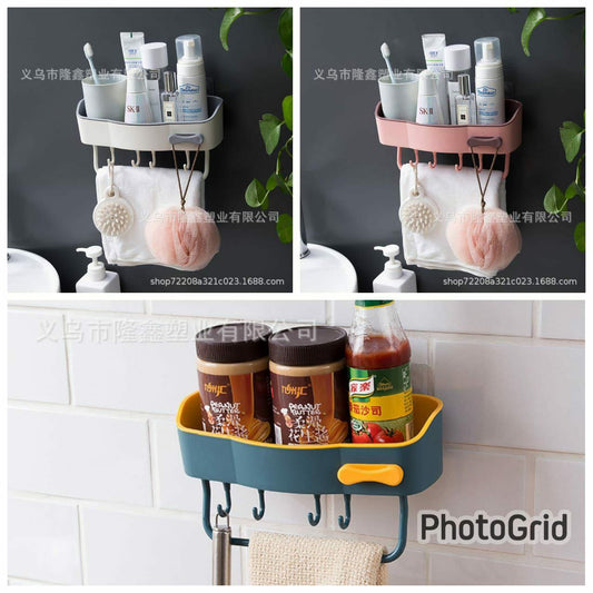 Bathroom  Shelves with sticker