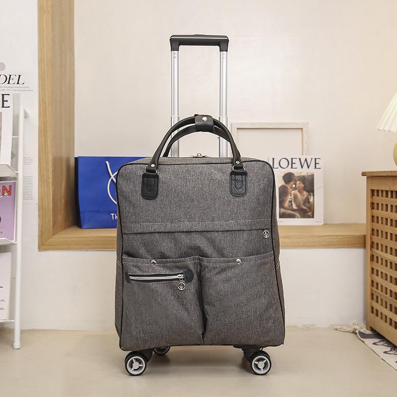 Large Travel Trolley Bag with shoulder belt & 4 Universal Wheels