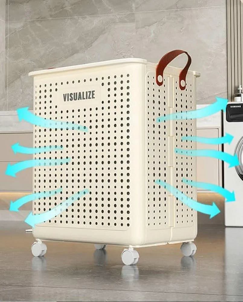 Foldable hamper laundry basket