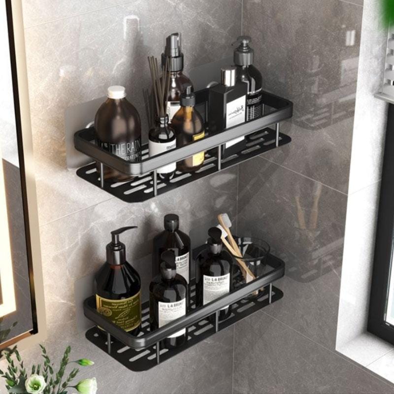 Elegant style adhesive bathroom organizer