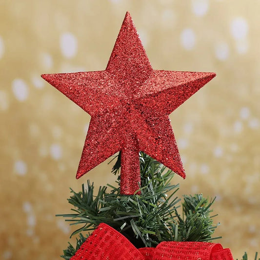 Christmas Tree Decorations Pentagram Star