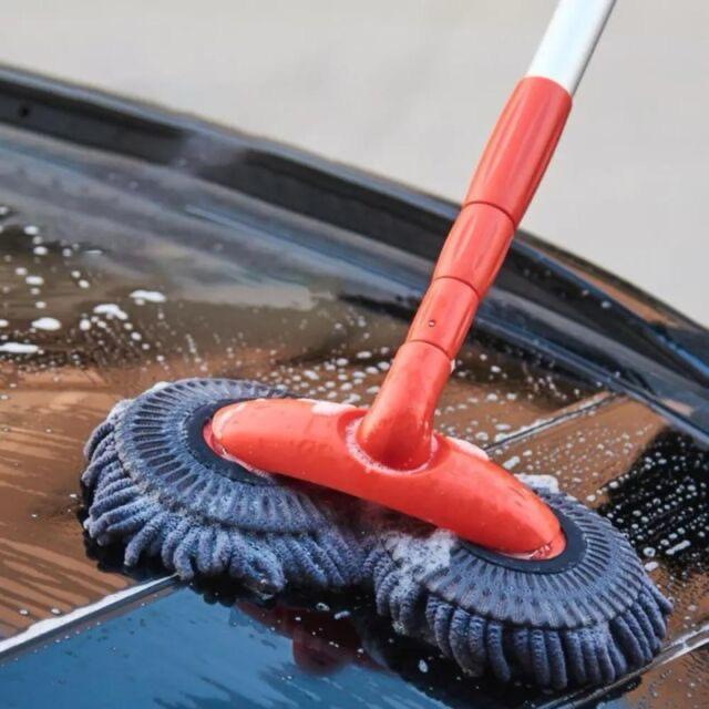 Double-headed Car Cleaning Brush Mop, Long Handle car Washing Tools Kit / Retractable mop/ Windows cleaner