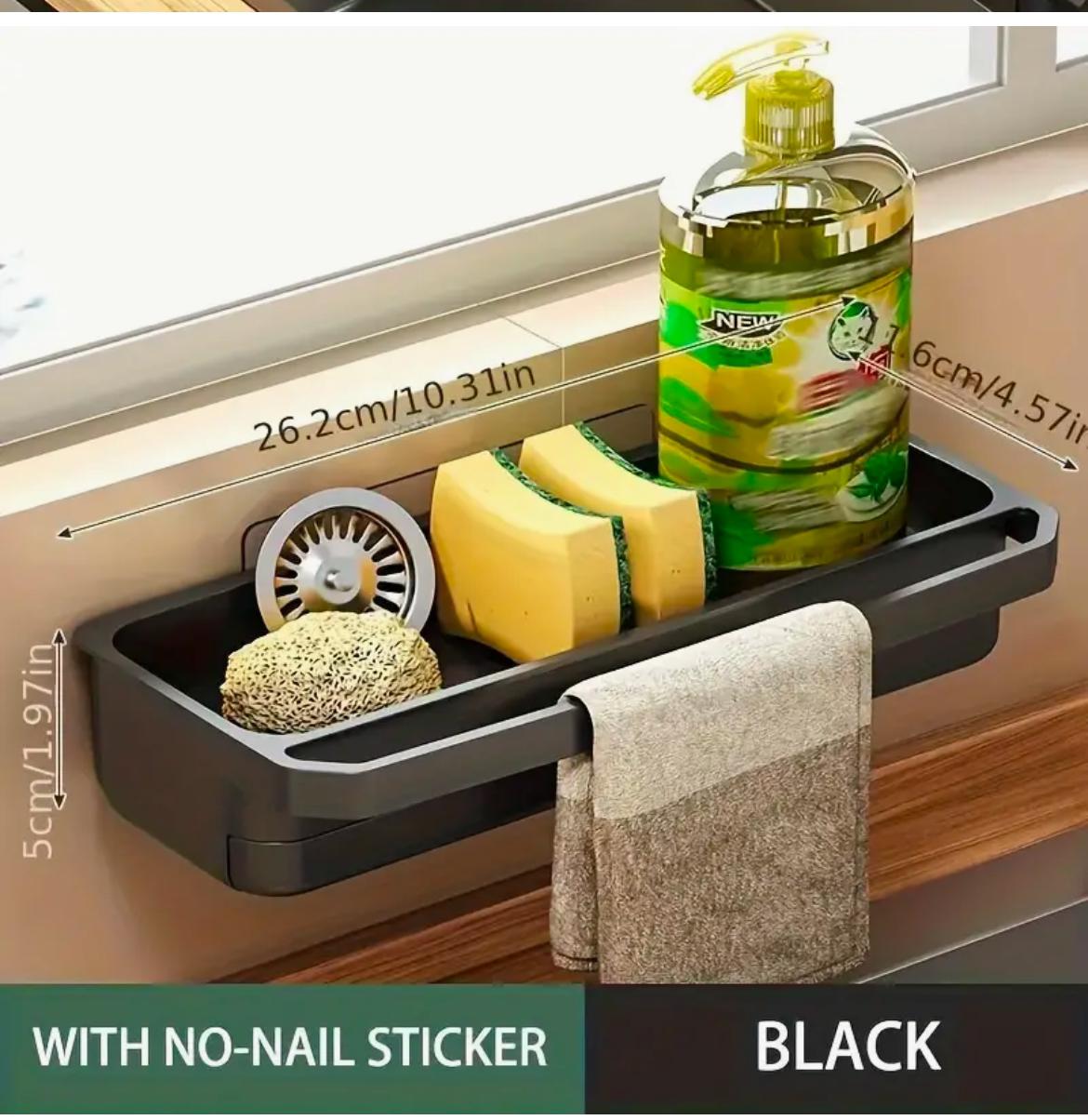 Wall-Mounted Sink Caddy Organizer