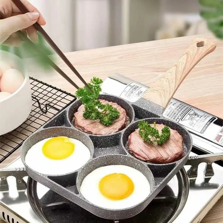 4 slot granite frying pan